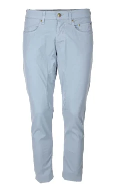 Pantalone 5 tasche in raso di cotone