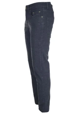 Pantalone 5 tasche micropuntinato stretch