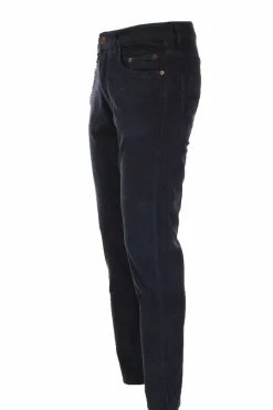 Pantalone 5 tasche velluto micro puntinato