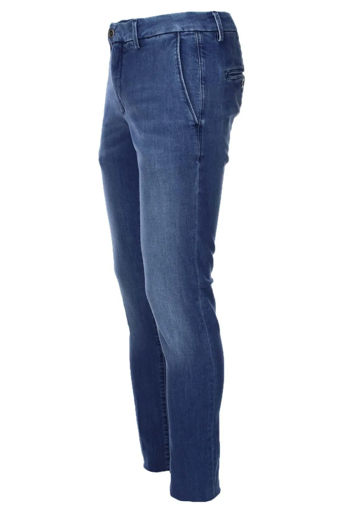 Pantalone chino in denim