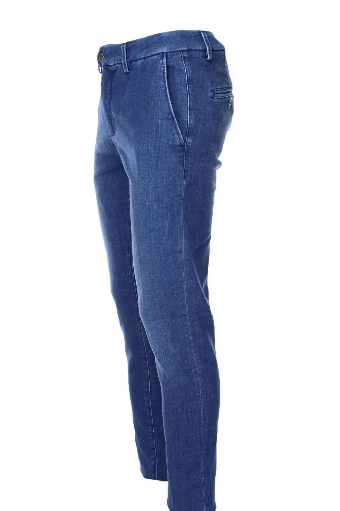 Pantalone chino in denim