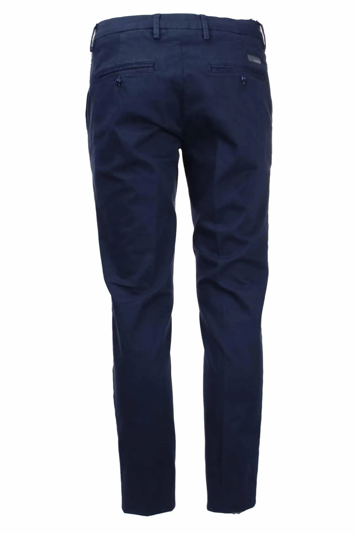 Pantalone chino in raso di cotone stretch