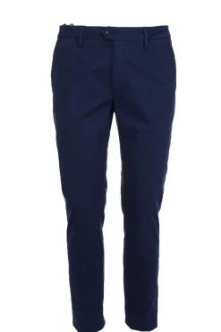 Pantalone chino in raso di cotone stretch