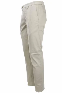 Pantalone chino in raso di cotone stretch