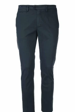 Pantalone chino in raso di cotone stretch