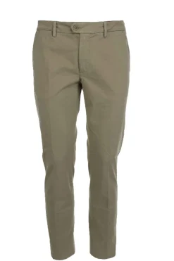 Pantalone chino in raso di cotone stretch