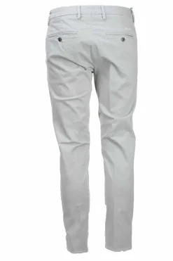 Pantalone chino in raso di cotone stretch