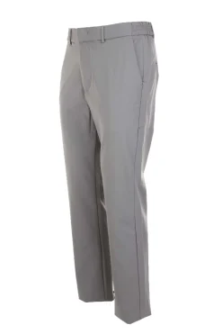 Pantalone chino in tessuto tecnico con elastico