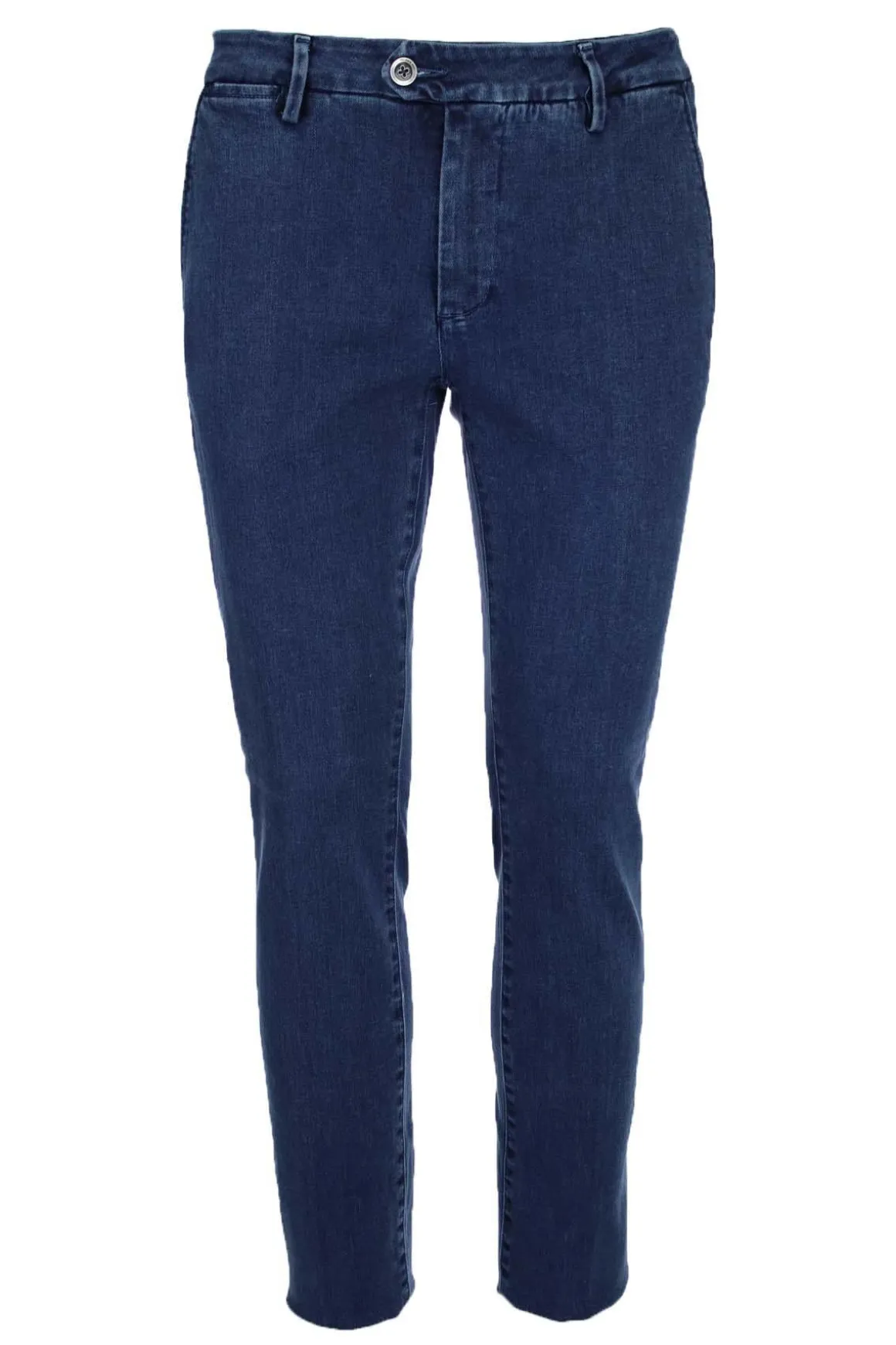 Pantalone chino tasche america in denim
