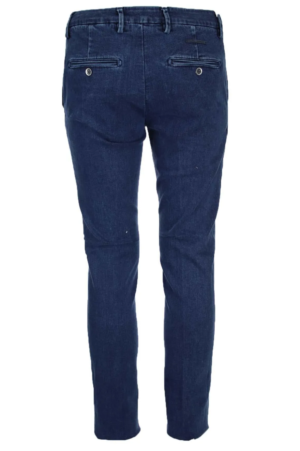 Pantalone chino tasche america in denim