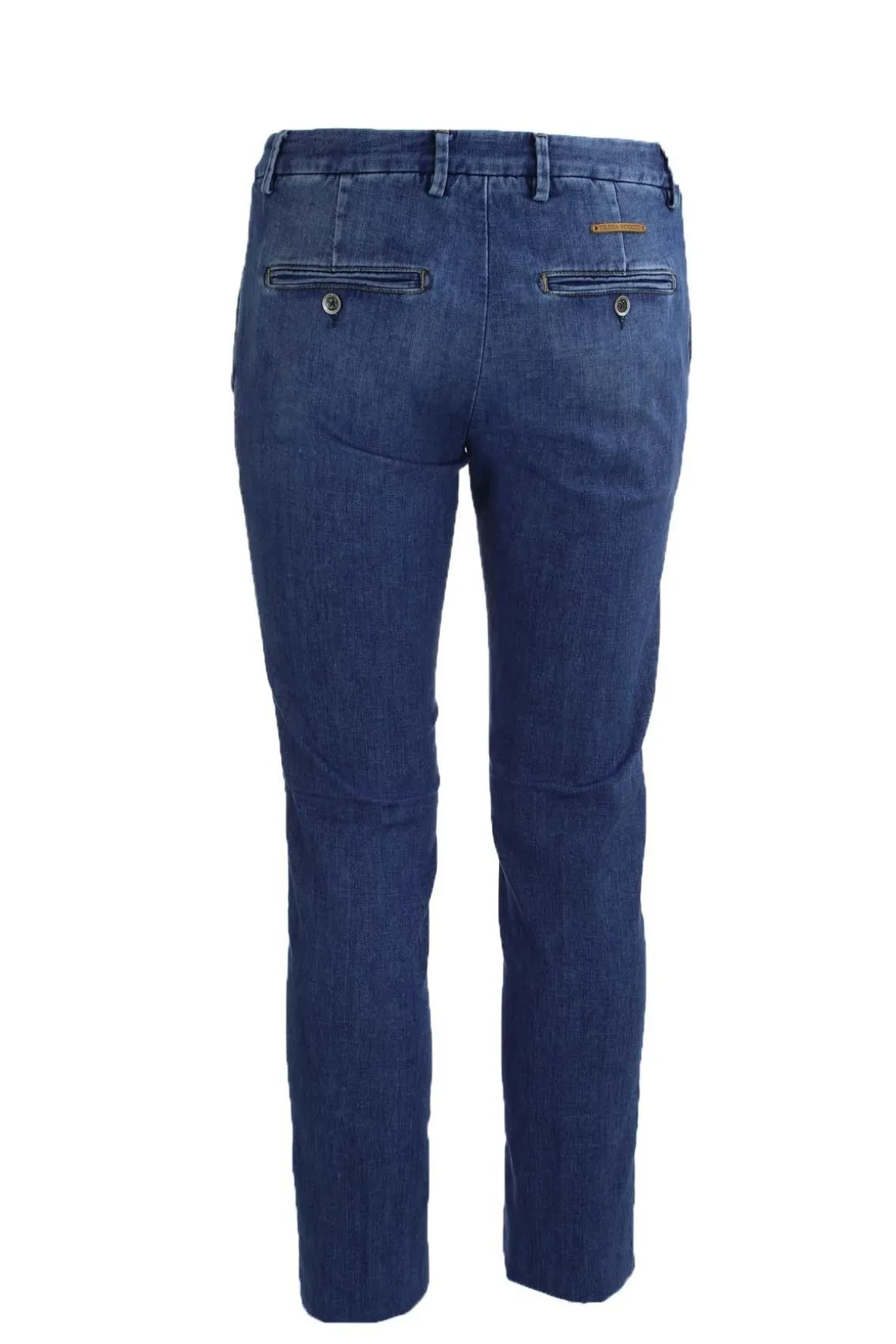 Pantalone chino tasche america in denim