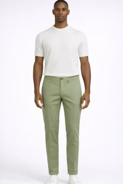 Pantalone Chino Uomo in Cotone Stretch