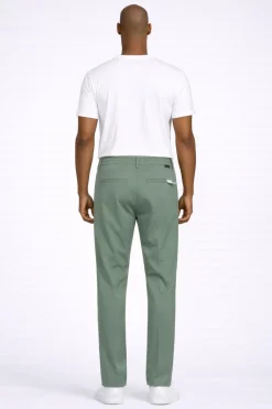 Pantalone Chino Uomo in Jersey con Elastico