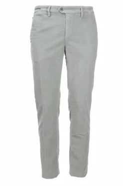 Pantalone chino velluto diagonale stretch