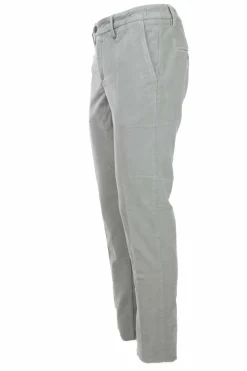 Pantalone chino velluto diagonale stretch