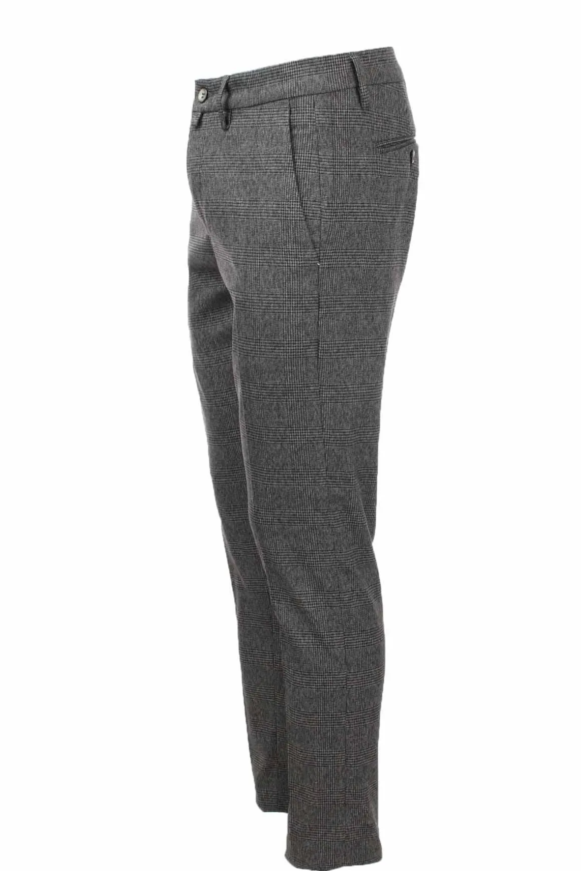 Pantalone classico quadri
