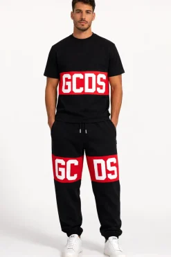 Pantalone Felpa Uomo con Banda Logata