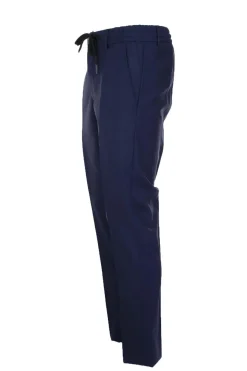 Pantalone in fresco di lana con coulisse elastico