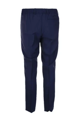 Pantalone in fresco di lana con coulisse elastico