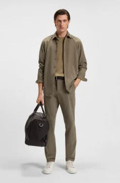 Pantalone tasche america in velluto 1000 righe