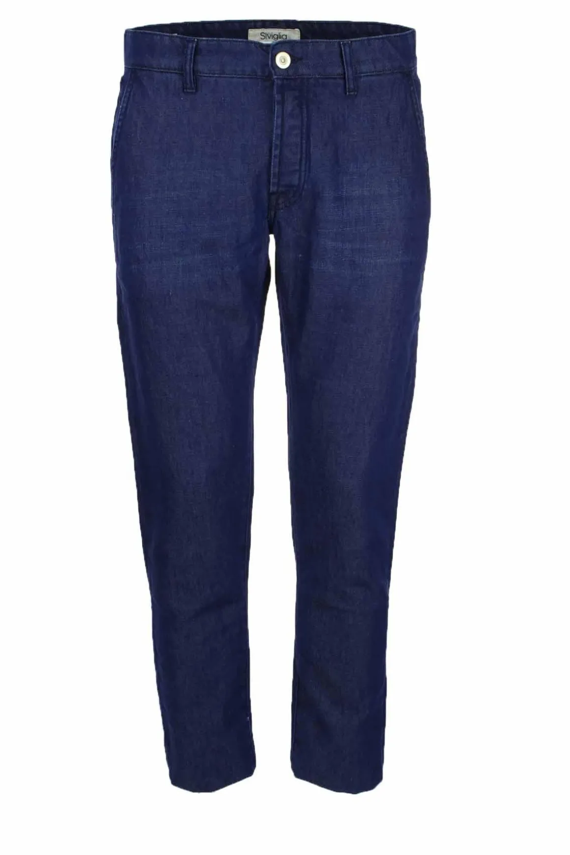 Pantalone tasche america cotone e lino