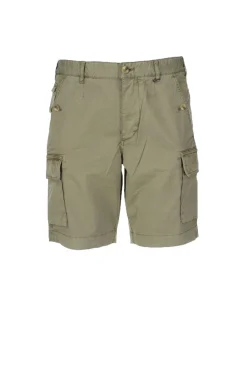 Pantaloni bermuda shorts cargo con tasconi