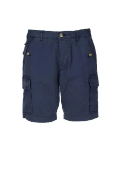 Pantaloni bermuda shorts cargo con tasconi