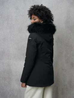 Parka con cappuccio in pelliccia IRMA