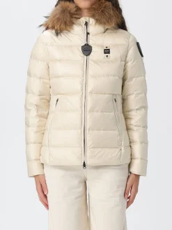 Piumino a onde con bordo in pelliccia ALDIE