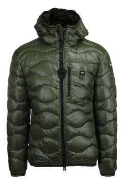 Piumino a onde con cappuccio WAVE