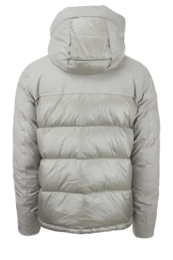 Piumino con cappuccio bitessuto BROOK