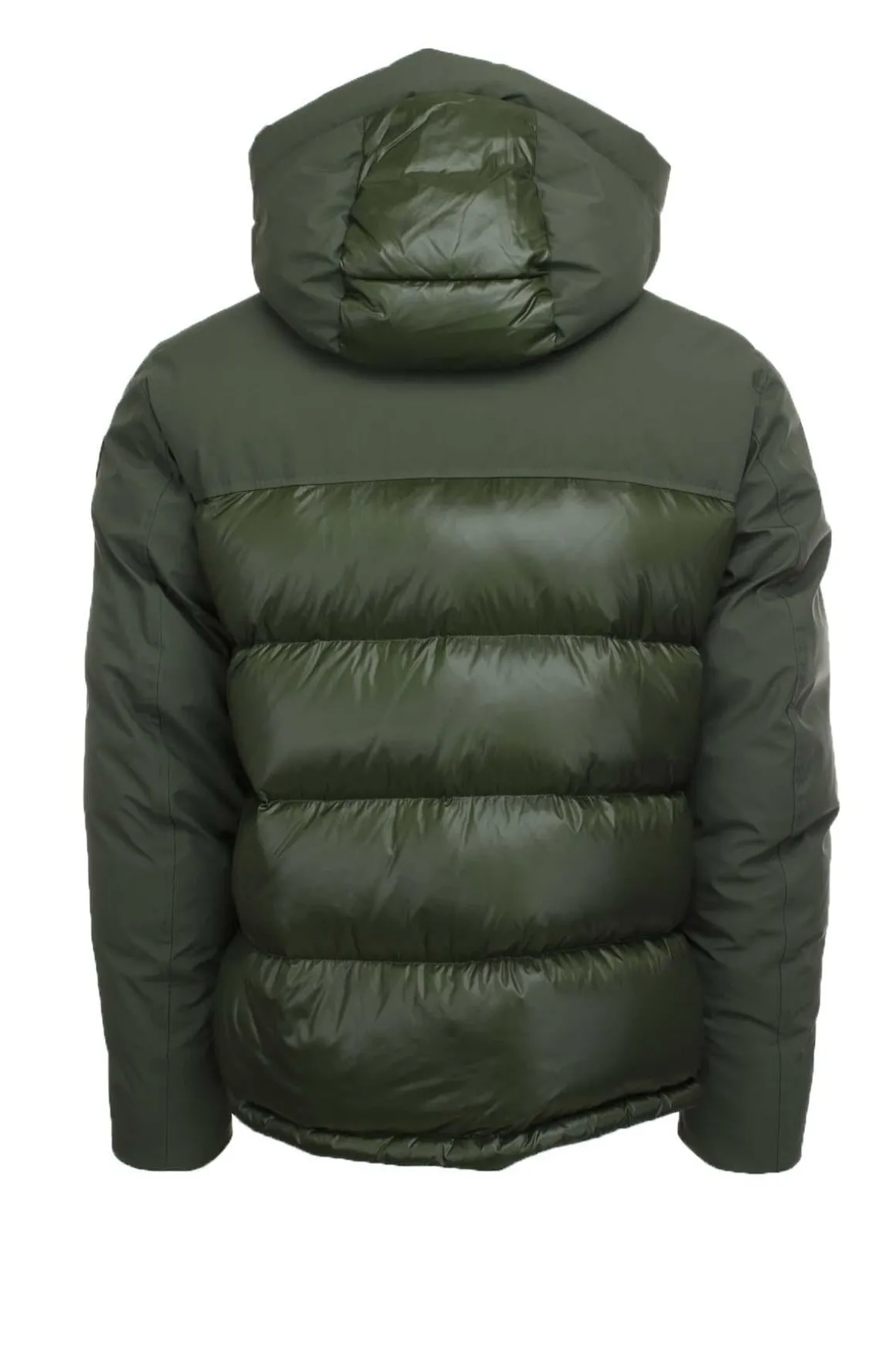 Piumino con cappuccio bitessuto BROOK