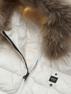 Piumino con cappuccio bordato in pelliccia Arcadia