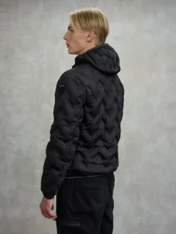 Piumino con impunture asimmetriche PIERY