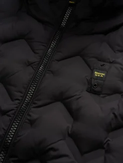 Piumino con impunture asimmetriche PIERY