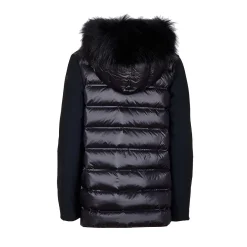 Piumino con pelliccia hybrid zar fur