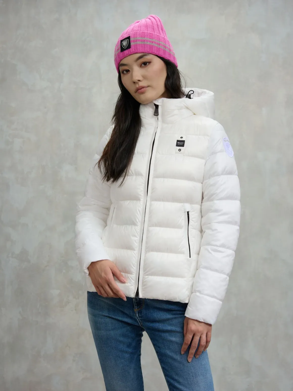 Piumino imbottito con cappuccio Caroll