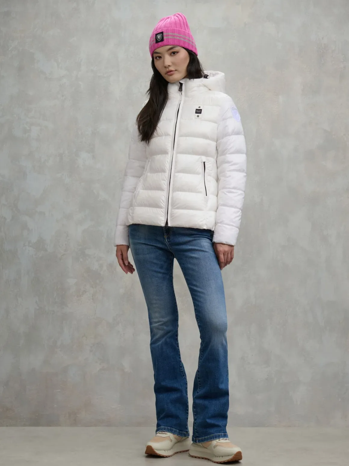 Piumino imbottito con cappuccio Caroll