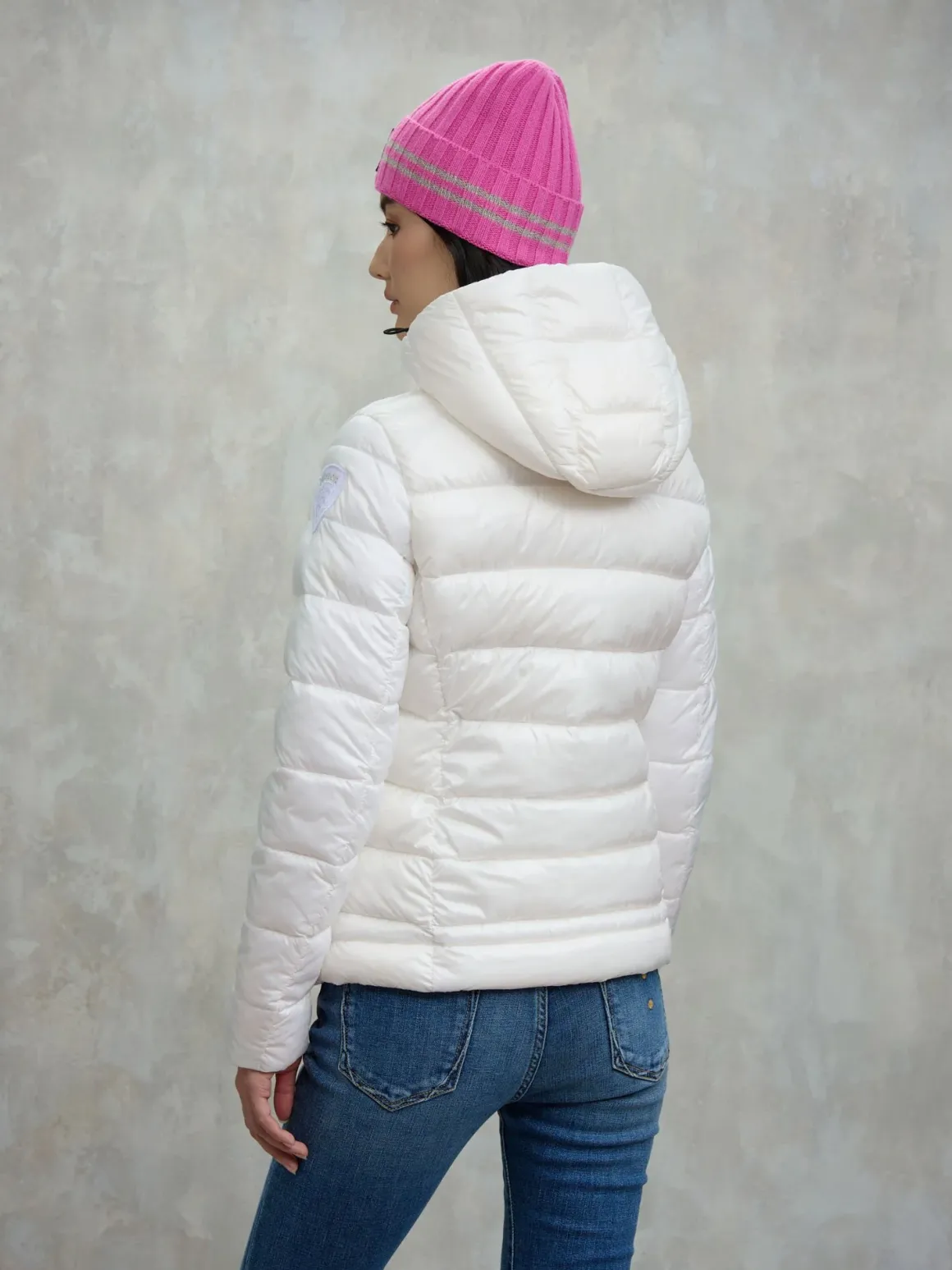 Piumino imbottito con cappuccio Caroll