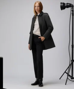 Piumino lungo in tessuto tecnico Telia