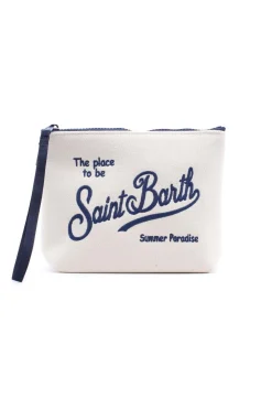 Pochette Aline Canvas Unito Logo Lettering