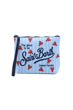 Pochette Aline neoprene Astici e righe