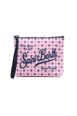 Pochette Aline Neoprene Flower tie