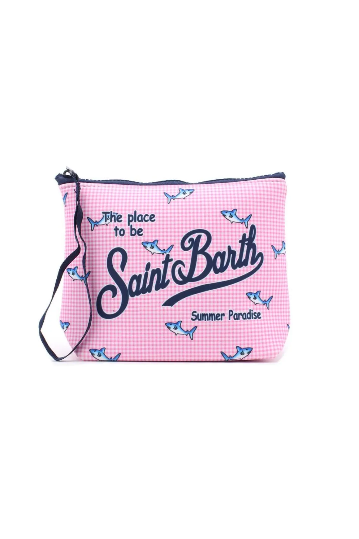 Pochette Aline neoprene Squali vichy
