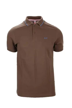 Polo con profili in contrasto