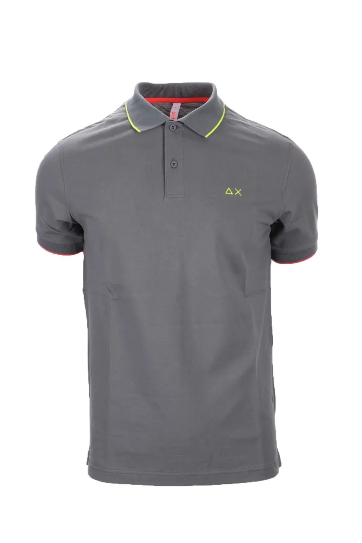 Polo con profili in contrasto