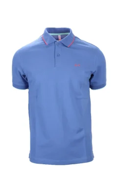 Polo con profili in contrasto