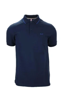 Polo con profili in contrasto