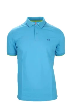 Polo con profili in contrasto