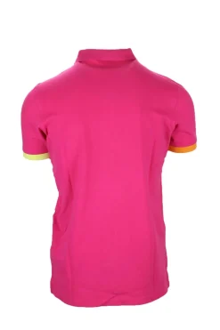 Polo mezza manica con profili in colorati